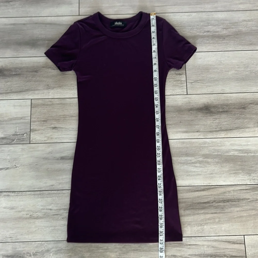 Lulu's Hey Good Lookin' Short Sleeve Plum Purple dress size small